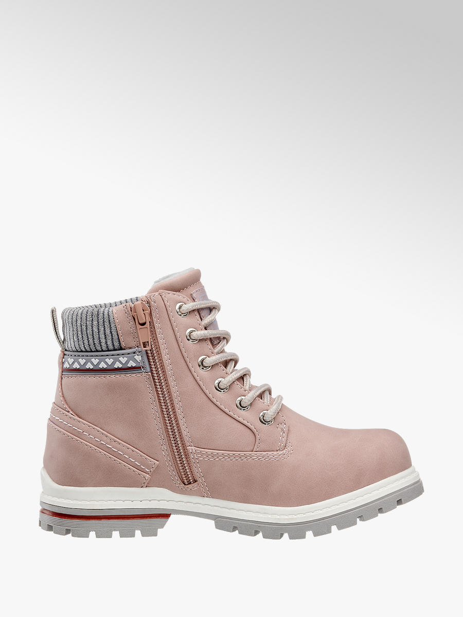 Dockers Gefütterte Schnürboots in Rosa | DEICHMANN AT fgefütterte stiefel kinder dockers